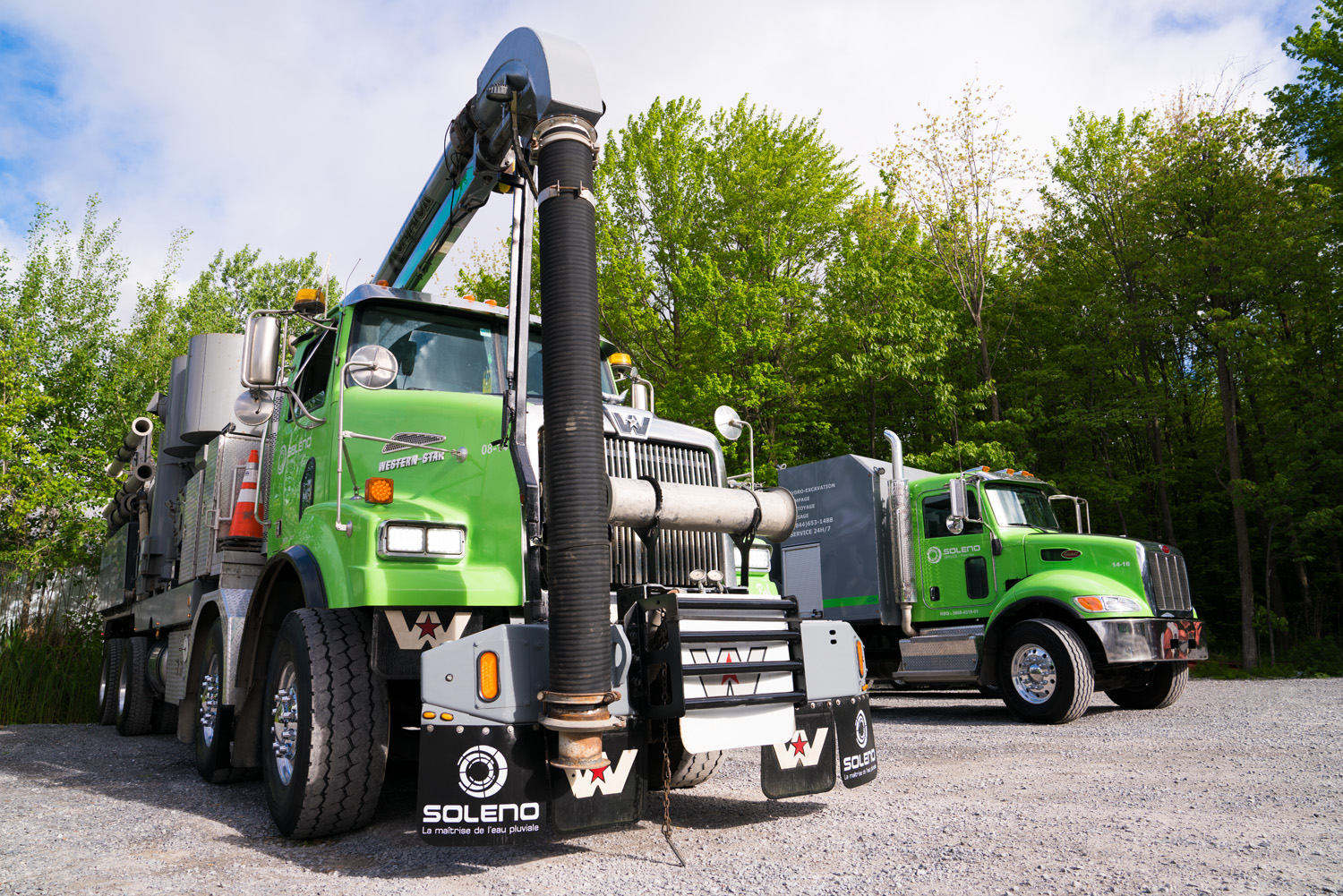 Hydroexcavation and pneumatic excavation Soleno Service