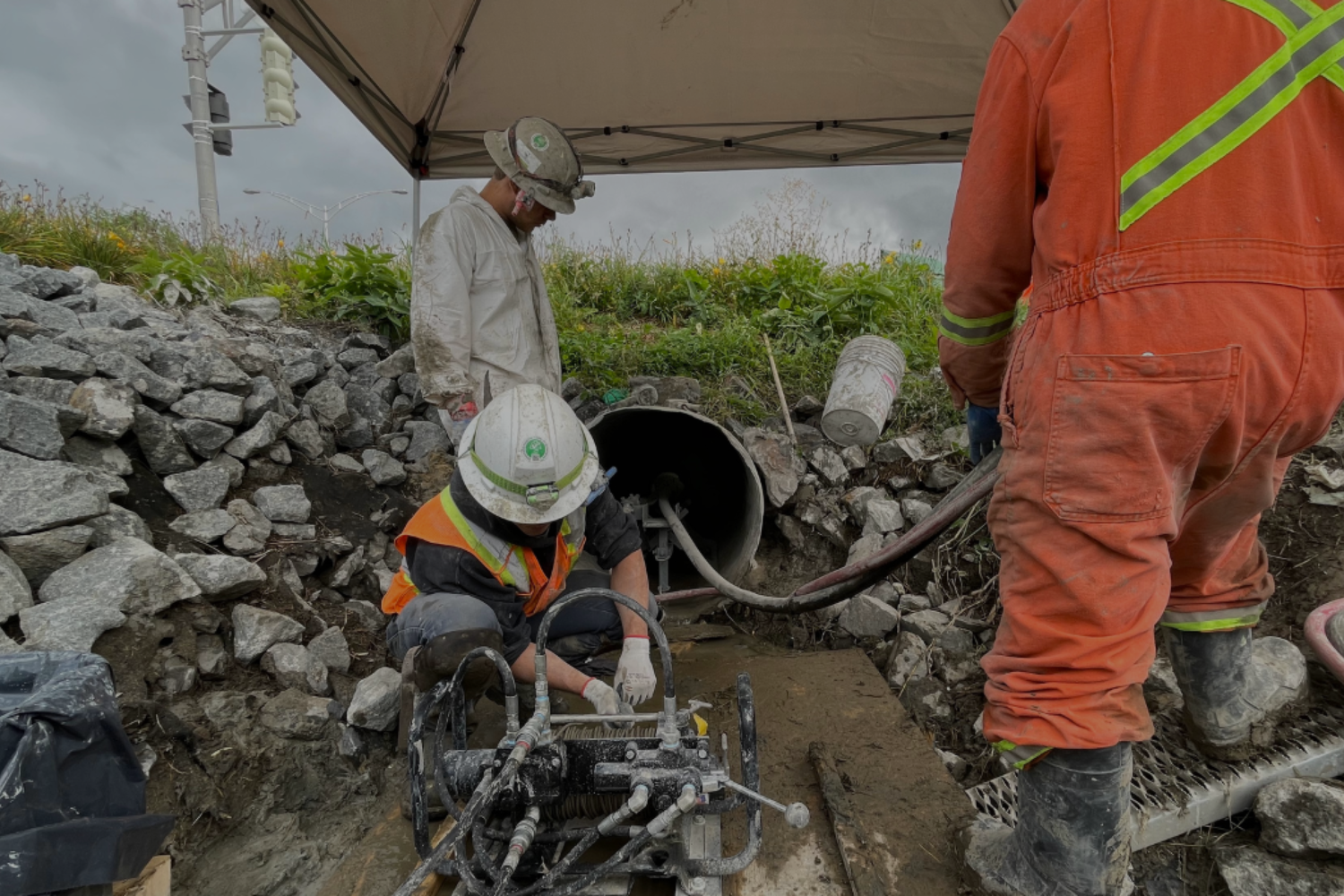 Réhabilitation structurante par projection de mortier à Trois-Rivière